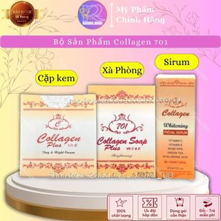 Bộ kem Collagen Plus Vit E 701 ngừa nám dưỡng trắng