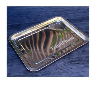 Khay Lò nướng, khay hứng mỡ lò nướng. Chất liệu inox