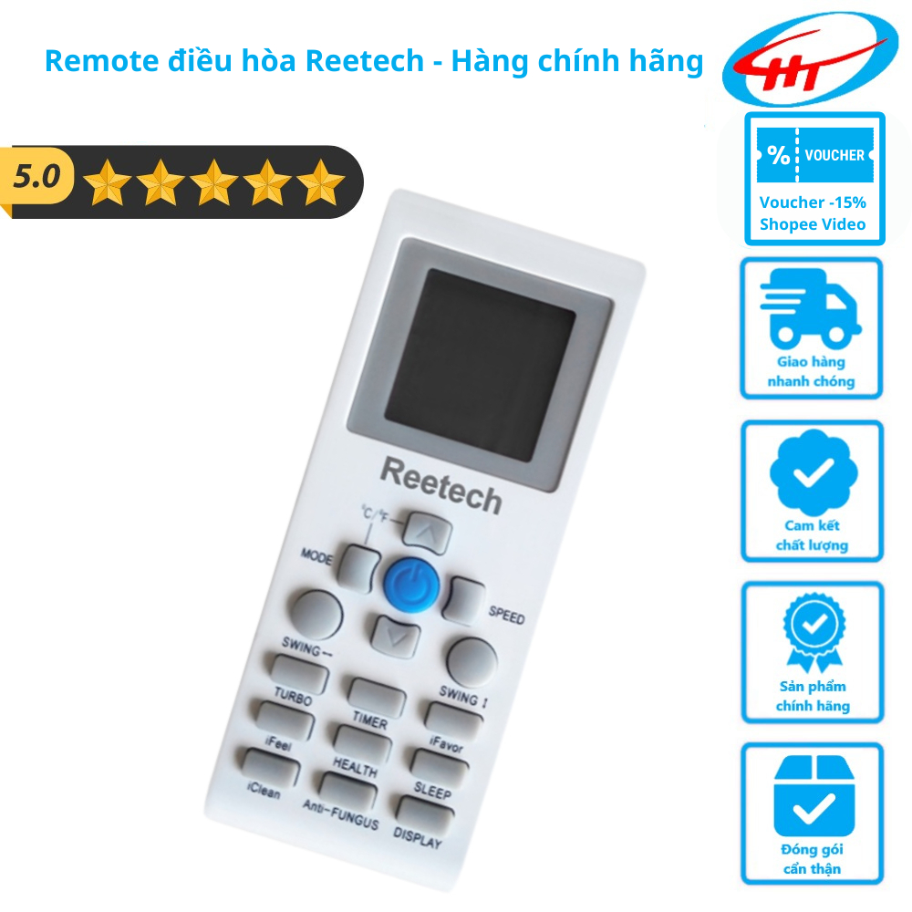 Remote điều hòa Reetech - Hàng chính hãng