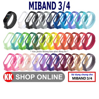 Dây đeo cao su thay thế cho Xiaomi Miband 3 Xiaomi Miband 4 chất lượng cao