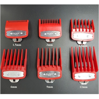 Bộ cữ tông đơ gá thep 1.5 - 3 - 4.5 - 6 - 9 - 12mm sử dụng cho nhiều loại tông đơ
