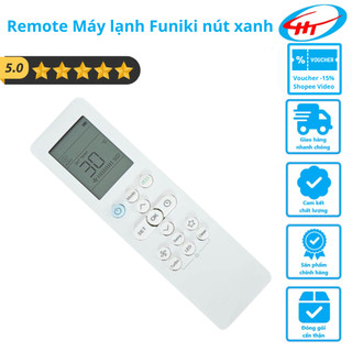 Remote Máy lạnh Funiki nút xanh - Hàng chính hãng