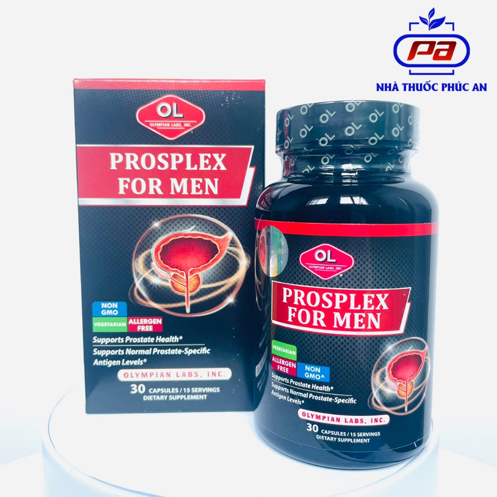 Viên uống hỗ trợ tiền liệt tuyến Prosplex For Men Olympian Labs 30 viên tăng sinh lý, giảm tiểu đêm