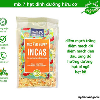 Hạt dinh dưỡng 7 loại hạt hữu cơ 400g Sottolestelle Organic Mix Zuppa Incas