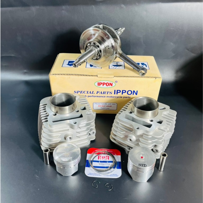 Lòng dên piston bạc IPPON 12.5 trái 54mm sử dụng cho xe wave, dream, cub, 67, sirus 50