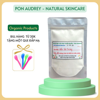 Bột đất sét xanh, xám, hồng, trắng nguyên chất 1kg dưỡng sáng da, thanh lọc sạch sâu
