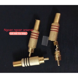 Jack rca hoa sen av bắt vít bán lẻ. báo giá 1 cái. Rắc AV vàng bắt vít