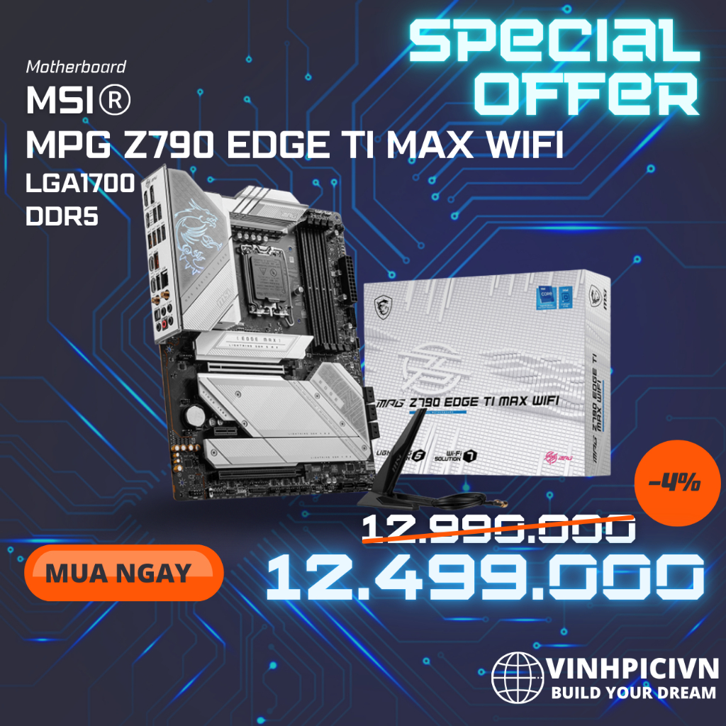 Mainboard MSI MPG Z790 EDGE TI MAX WIFI [NEW]