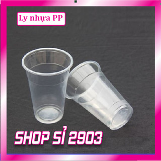 Ly nhựa PP 360 ml - Lốc 50 ly có kèm nắp