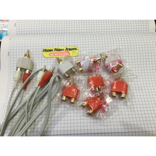 Jack chia AV RCA 1 ra 2. Báo giá 1 cái. hàng nhập khẩu chất lượng