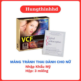 MÀNG TRÁNH THAI VCF< Hộp 3 miếng>