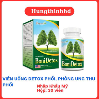 BoniDetox- Giúp Giải Độc Phổi, Phòng Ngừu Ung Thư Phổi