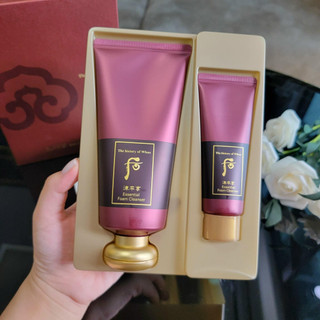 Sữa Rửa Mặt Whoo Đỏ Bổ Sung Độ Ẩm Jinyulhyang Essential Cleansing Foam