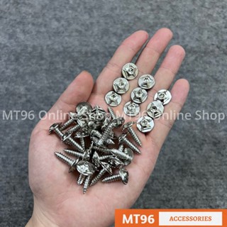 Ốc Salaya Inox 5li 5li18 Xoắn (M5x18) Gắn Dàn Áo Yamaha (Sirius, Ex, Jupiter)