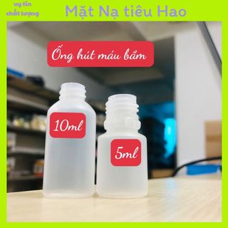 100 Ống nhựa Hút mụn viêm hút máu bầm