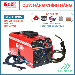 Máy hàn MIG KOBE 315 Pro 3 chức năng chuyên sử dụng gia đình và các thợ - Tặng cuộn hàn 1kg
