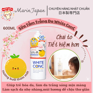 Sữa tắm dưỡng trắng da white conc body vitamin c mẫu to 600ml