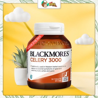 Viên uống hỗ trợ bệnh gout Blackmores celery 3000mg 50 viên Úc