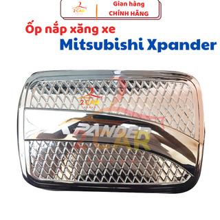 Ốp nắp bình xăng xe Mitsubishi Xpander 2018- 2021, 2022, 2023 mạ crom cao cấp