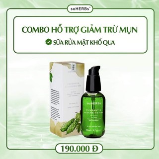 Sữa rửa mặt khổ qua soherbs 80ml