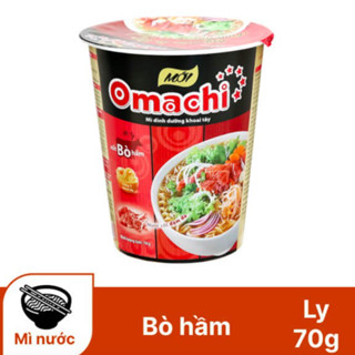 ( Thùng 24 ly ) Mì ly Omachi xốt bò 70g