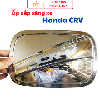 Ốp Nắp Bình Xăng Xe Honda CRV 2018- 2019 - 2020- 2021- 2022 mạ crom cao cấp