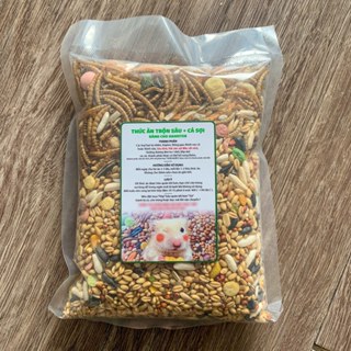[Giá sỉ] Thức ăn trộn SÂU + CÁ SỢI MIX dành cho Hamster