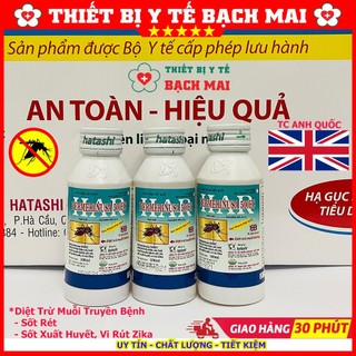 Thuốc diệt muỗi và côn trùng permerinusa 500ec 100ml - công nghệ anh quốc