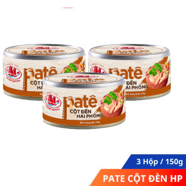 ( combo 3 hộp) Pate cột đèn Hải Phòng 150gr