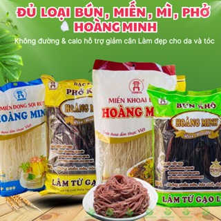 [ EATCLEAN ] Bún gạo lứt giảm cân - Phở gạo lứt - Miến khoai lang - Miến sợi rút  Hoàng Minh