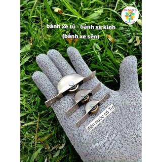 Bánh xe sên Nhỏ Trung Lớn - bánh xe cửa lùa - bánh xe cửa nhôm - bánh xe cửa kính