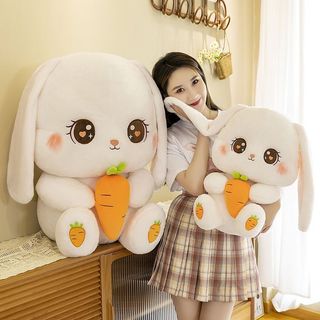  Thỏ Ôm Cà Rốt - Thỏ Nhồi Bông ôm cà rốt Cỡ Lớn thỏ radish Dễ Thương Dùng Làm Quà Tặng 