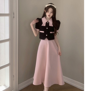 Sét Nơ Hồng Poly Dễ Thương Mặc Hằng Ngày JARI-CLOTHES Thiết Kế Cách Điệu Dễ Thương