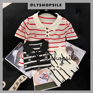 Áo Len Lỗ mongtoghi cổ đức chữ X thêu, kiểu Áo Len Polo Mã 024