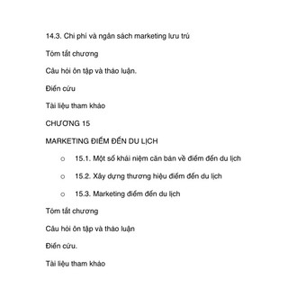 Sách Giáo trình Maketing du lịch