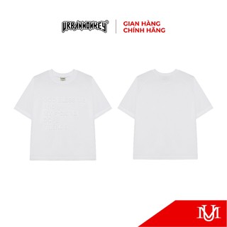 Áo Thun Nam Unisex Urban Monkey < 3D QUOTE TAYTO TEE WHITE > Single Cotton Form Boxy In 3D Cao Cấp