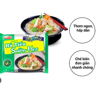 ( Thùng 30 gói ) Hủ Tiếu Nhịp Sống Sườn Heo 70gr