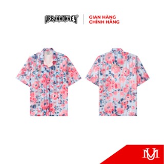 Áo Sơ Mi URBAN MONKEY Valencia Maison Parfaite Shirt Lụa Phối Voan 2 Lớp Nam Nữ Phối Màu Hồng