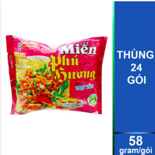 ( Thùng 24 gói ) Miến Phú Hương Thịt Bằm 55gr