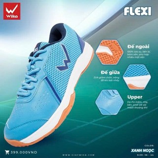 Giày thể thao Wika Flexi (chơi cầu lông, bóng chuyền, bóng bàn nam nữ) - Hàng công ty