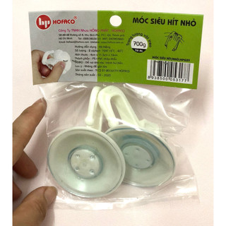 Móc siêu hít nhỏ HPG29 Hofaco - Móc hít kiếng chân không nhựa cao cấp Hồng Phát