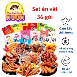 [ MÃ MỚI ] SET 36 GÓI ĂN VẶT SHOP TỰ MIX - Lùn Con Food