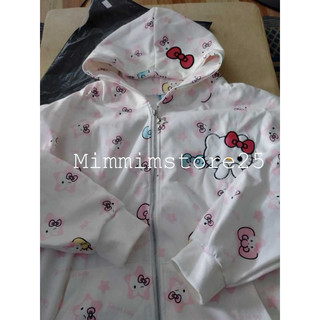 ( HÀNG ODER ) Hoddie zip hello kitty 🧏🏻‍♀️ ( kèm ảnh thật 2 ảnh cuối )