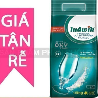 Bột rửa bát tổng hợp Ludwik 1.5kg (tặng 100 gam muối)