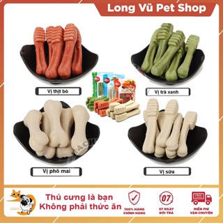 Xương Gặm Sạch Răng Cho Chó Orgo Sạch Răng Thơm Miệng Xương Canxi Cho Chó - Long Vũ Pet Shop