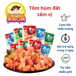 Tôm Hùm Đất Cay Siêu Ngon - Gói 18gr ❤️FREESHIP + LIVE EXTRA❤️ Tẩm Vị Ăn Liền - Lùn Con Food