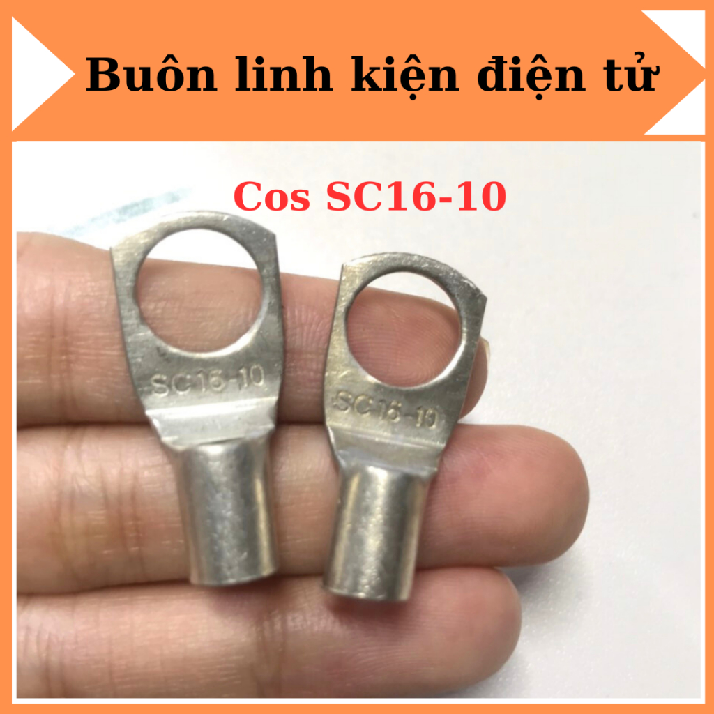 20 đầu cos SC16, sc16-6, sc16-8, sc16-10, cos bít, đầu cos tròn
