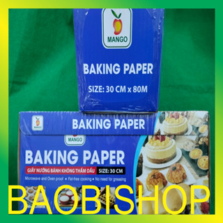 giấy nến nướng bánh chống dính 30cm x 80 mét_bao bì shop