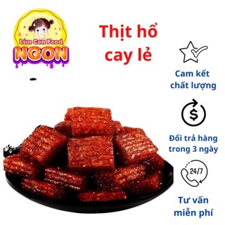 [ LẺ 1 GÓI NHỎ ] THỊT HỔ CHAY ❤FREESHIP❤ THỊT HỔ CHAY CAY TRUNG QUỐC - Lùn Con Food