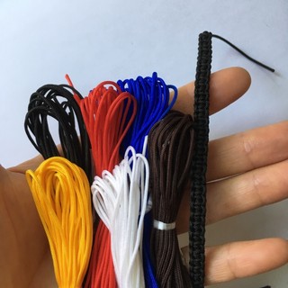 🌺 (có hướng dẫn) Dây XỊN đan thắt vòng tay nam nữ paracord size 0.8mm-2mm có lõi dây dù đan phong thủy